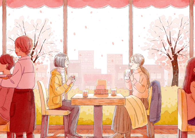 【お仕事】 日本郵便株式会社さま『年賀状 6 memories』企画サイトにて 年賀状にまつわる思い出エピソードを元にイラストを制作させていただきました。 ぜひ、ご覧ください! #郵便年賀