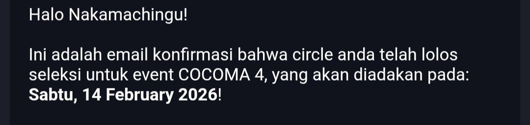 Excited to announce that I'll be boothing at COCOMA next year!! It's going to be my first ever debut solo booth for a convention!!

Will try to work on my original merch more (MY CHANCE TO INTRODUCE MY OCs HEHE) and there will also be new fandom related merch!!
See you there!