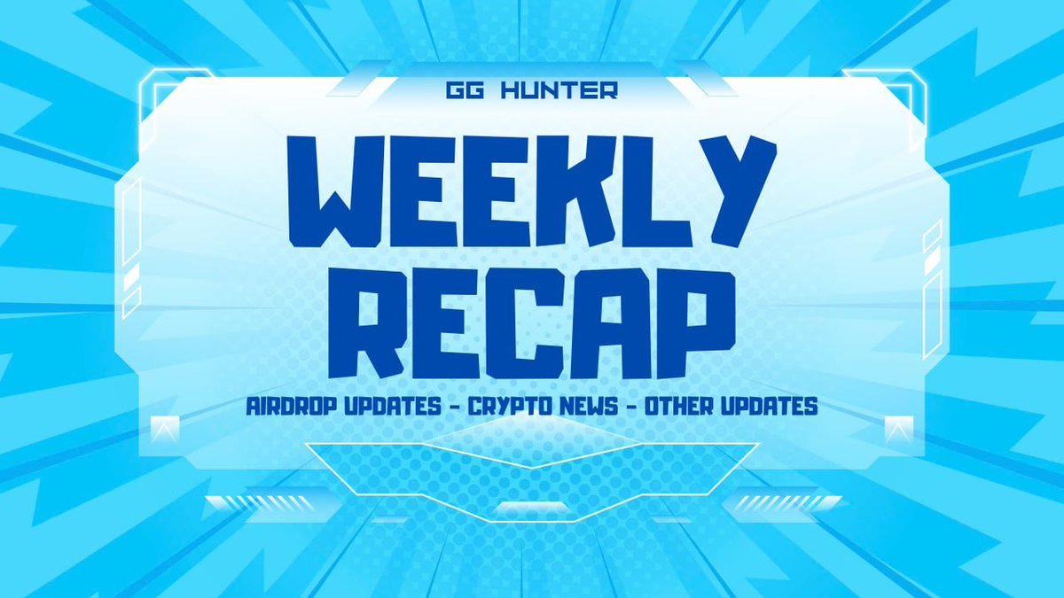 𝐆𝐆 𝐇𝐔𝐍𝐓𝐄𝐑 𝐖𝐄𝐄𝐊𝐋𝐘 𝐑𝐄𝐂𝐀𝐏 (𝐍𝐨𝐯𝐞𝐦𝐛𝐞𝐫 𝟐𝟑𝐭𝐡, 𝟐𝟎𝟐𝟓 - 𝐍𝐨𝐯𝐞𝐦𝐛𝐞𝐫 𝟑𝟎𝐭𝐡, 𝟐𝟎𝟐𝟓)

Your gateway to the Web3! Catch up on the hottest alpha, testnets, GameFi updates, and new airdrop gems.  

📖 Full Recap : t.me/thegghunter/37…