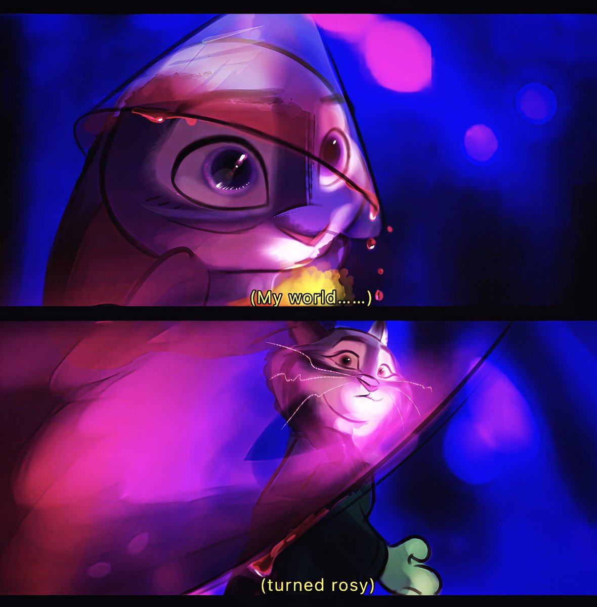 #Z2Spoilers #zootopia2 #Pawbert 
"My world turned rosy"