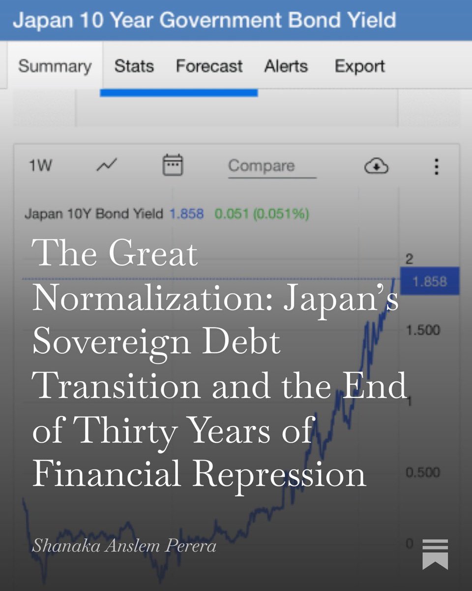 Chart of Japan's 30-year bond yield reaching 3.40%