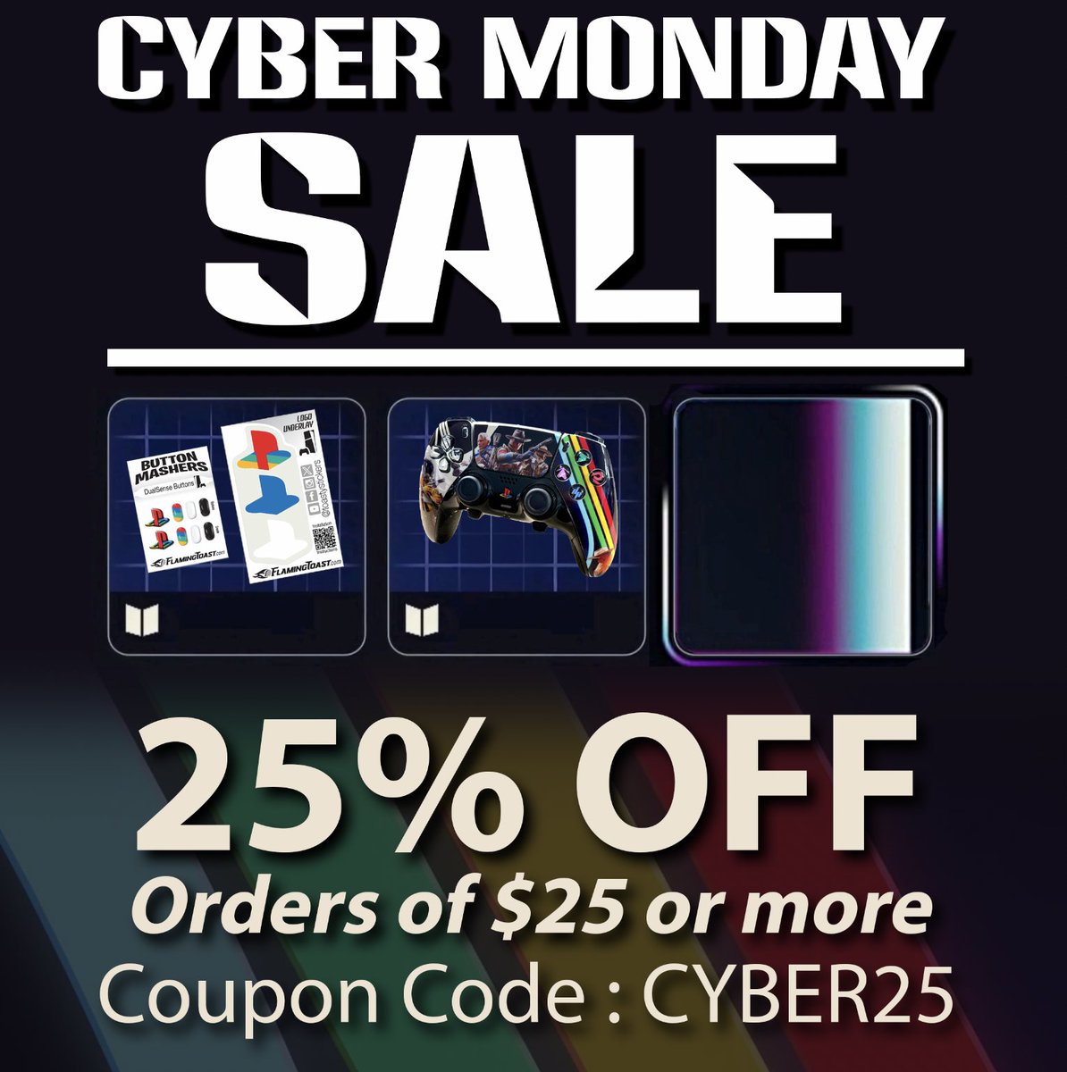 Hello Raider! Cyber Monday Sale in Progress! 25% OFF @ flamingtoast.com Coupon Code : CYBER25