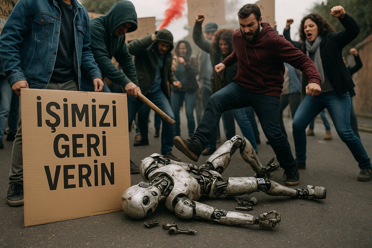 Elon Musk: "Yapay zeka ve robotlar sayesinde insanlar artık çalışmak zorunda kalmayacak."
#YapayZeka #ai #robot