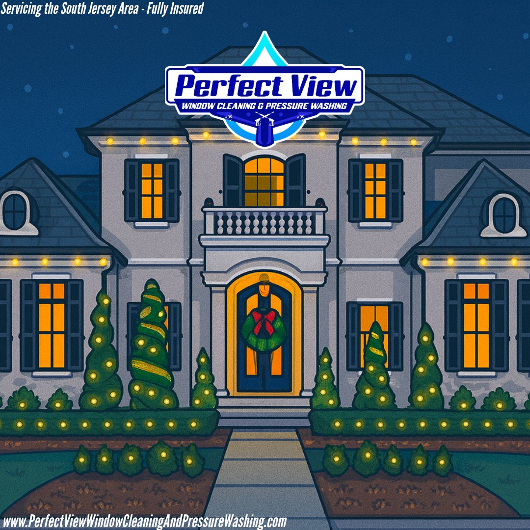PerfectViewNJ's tweet image. 🎄December is here, the season of hosting, holiday lights, and cozy nights in! ✨ From fall buildup to clogged gutters to streaky windows, we’ve got you covered.

📲 Call/Text (856) 230-2000
…wWindowCleaningAndPressureWashing.com

#perfectview #holidayprep #curbappeal #windowcleaning #ShineOn