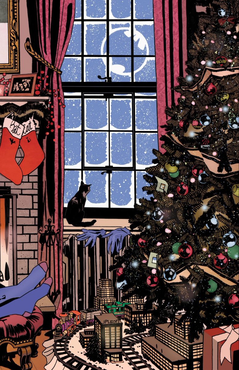 batmancurated's tweet image. happy december! —art by john paul leon