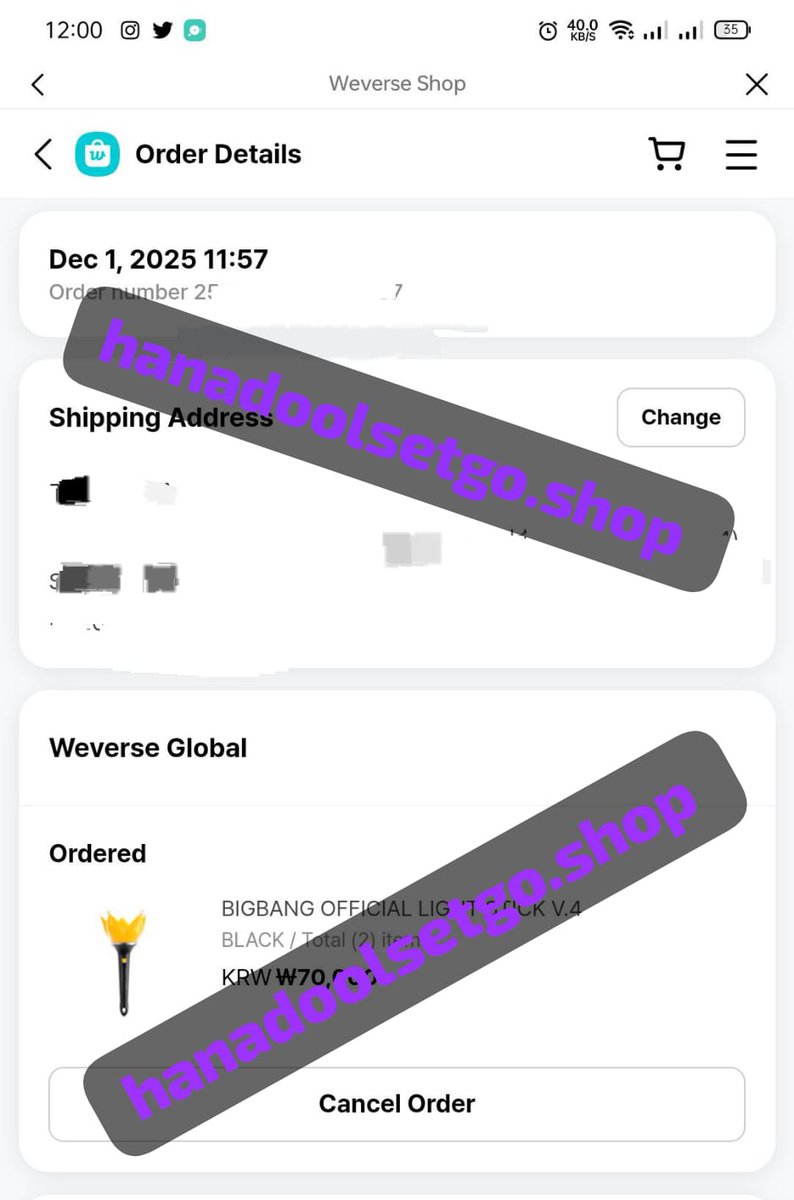 INA GO |WH KR OFF | PO MERCH HYBE GRUP LINE STORE tweet media