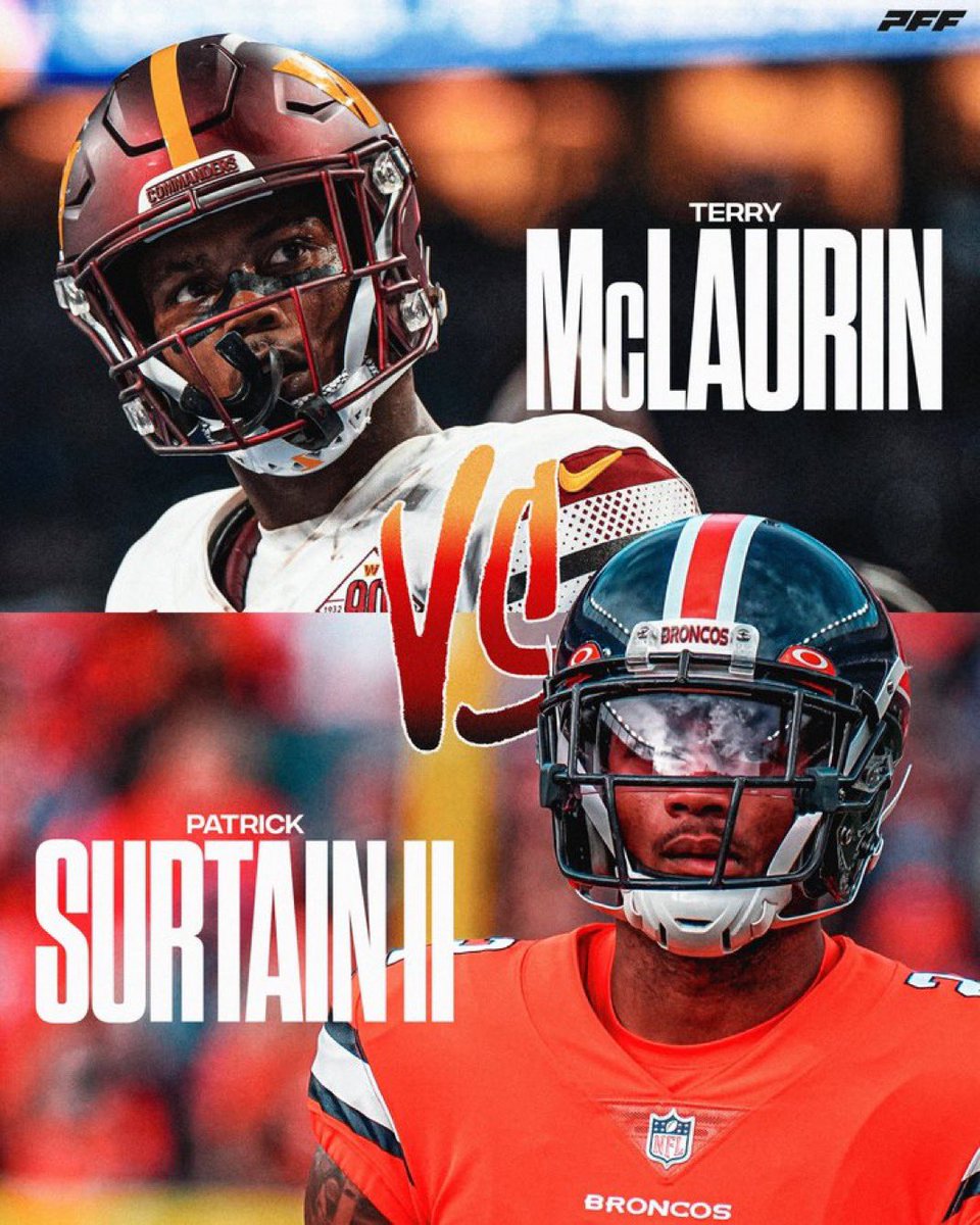 Xommanders's tweet photo. Terry mclaurin vs Patrick Surtain tonight
⭐️ 7 receptions 
⭐️ 96 yards 
⭐️ 1 TD 

clearly a healthy Terry makes a huge difference https://t.co/weMGuSGMx2