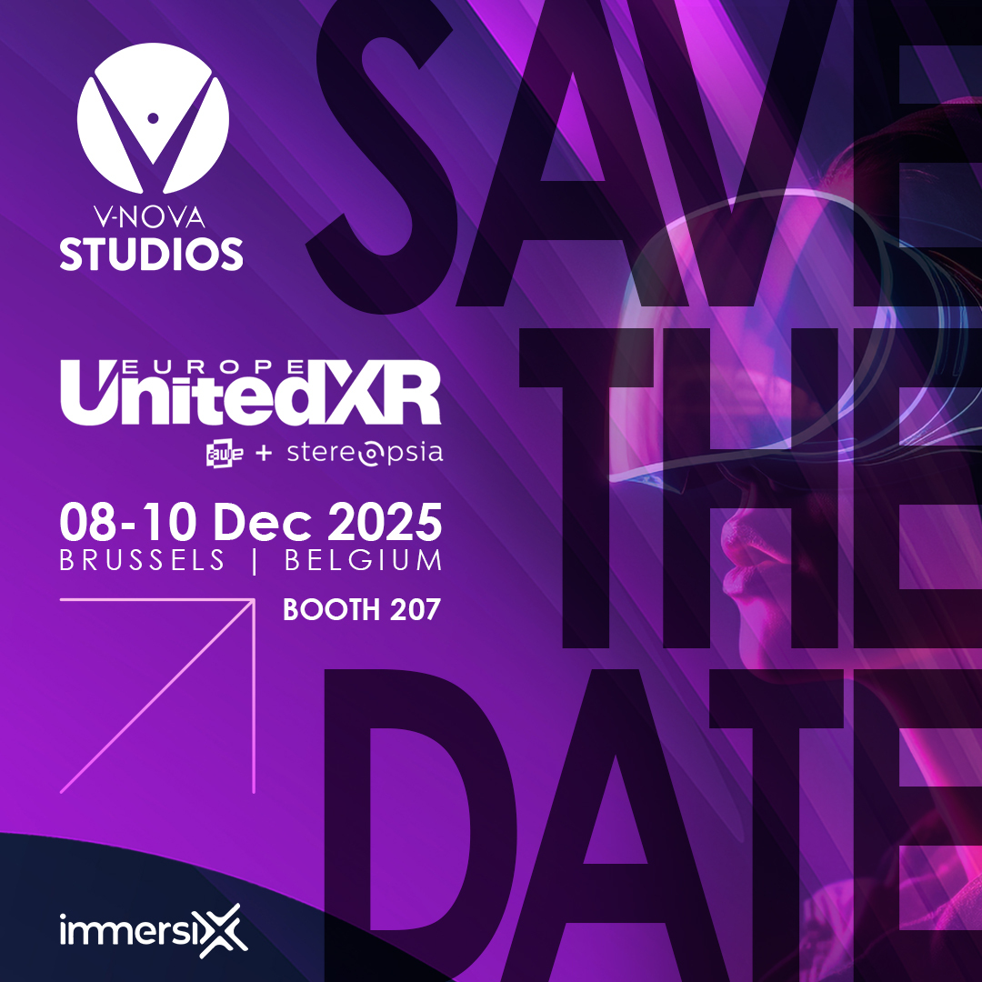 Mark your calendars and be among the very first to experience the real premiere of Sharkarma: Guardian of the Oceans full feature film in 6DoF VR, powered by V-Nova PresenZ before its global release early next year. 
#VNovaStudios #UnitedXR  #ImmersiveTech #XR #Innovation