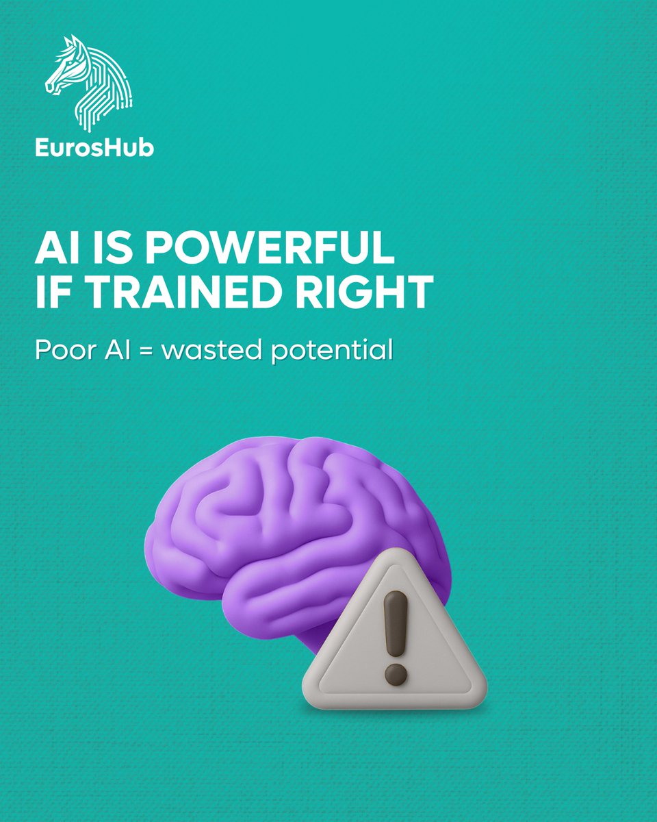 euroshub's tweet image. AI is powerful only when trained right.

Generic AI creates guesswork, EurosHub AI creates clarity.

Upgrade your processes with EurosHub AI. 🚀

#ai 
#automationtools 
#softwaredevelopment 
#EurosHub
#BusinessGrowth