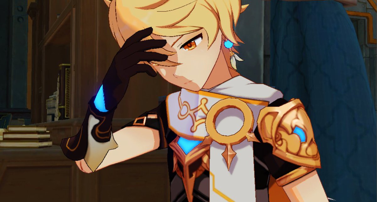 pipit_pipip's tweet image. I have to say... Aether&apos;s guilty face is cute!!! 😆

#GenshinImpact #Aether