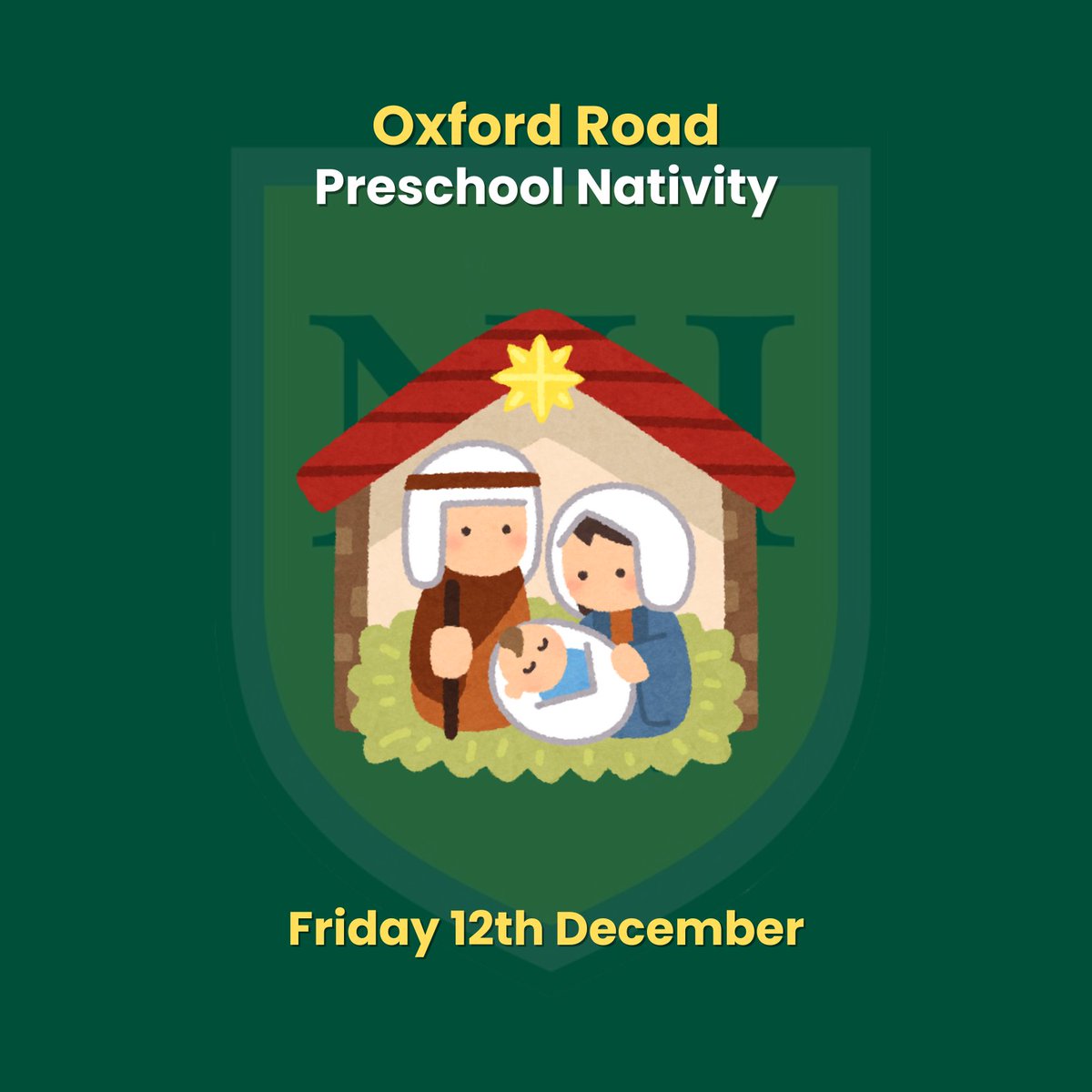 Looking forward to the Oxford Road preschool Nativity 🎄⛪👼