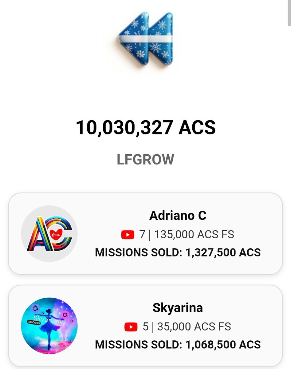 Over 10 Million $ACS Staked through Missions and Episodes on Access Rewind.  As a reward for this amazing achievement by creators and supporters...10 Million $REWIND is being sent to burn🔥🔥🔥 at the AfterBurner New Years Party.  LFGROW🔥🚀