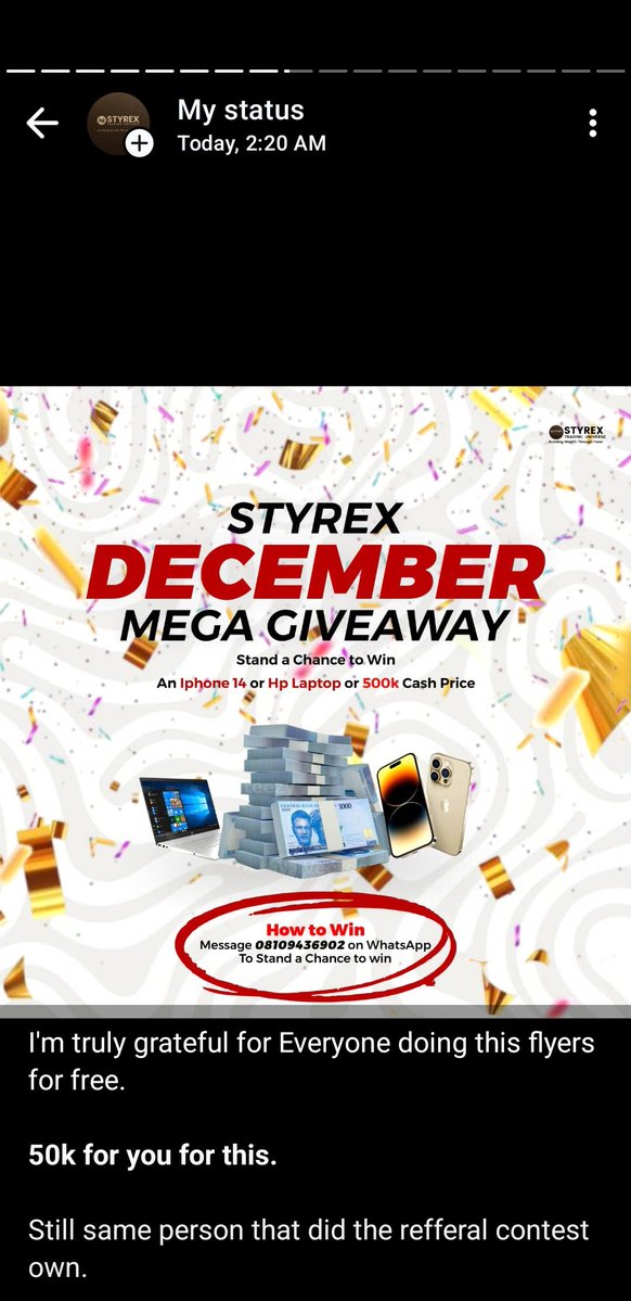 Thissstyrex's tweet image. Started This Year With Almost Nothing. 

Ending This Year With This, This is my Appreciation to those who followed me and those who supported me That are still not in a good position financially I hope you take advantage of this. 

I Don&apos;t want to post personal Achievements Until…