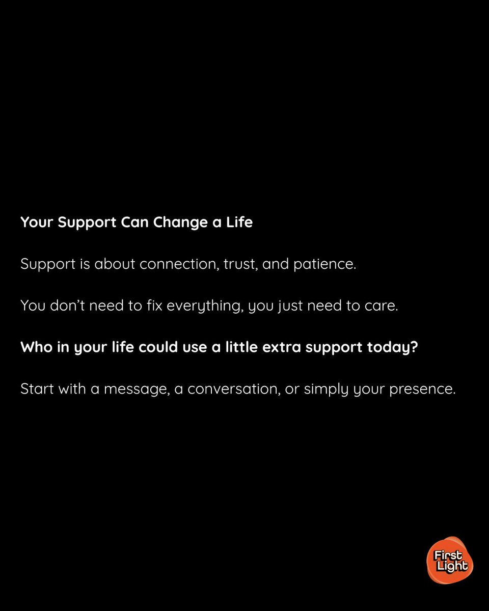 FirstLightSW's tweet image. Be the support someone needs today.

You don’t need all the answers to help. What matters most is showing up with empathy and care. 

Find resources on supporting someone affected by abuse: firstlight.org.uk/support/worrie…

#Stand4Change #16daysofaction
