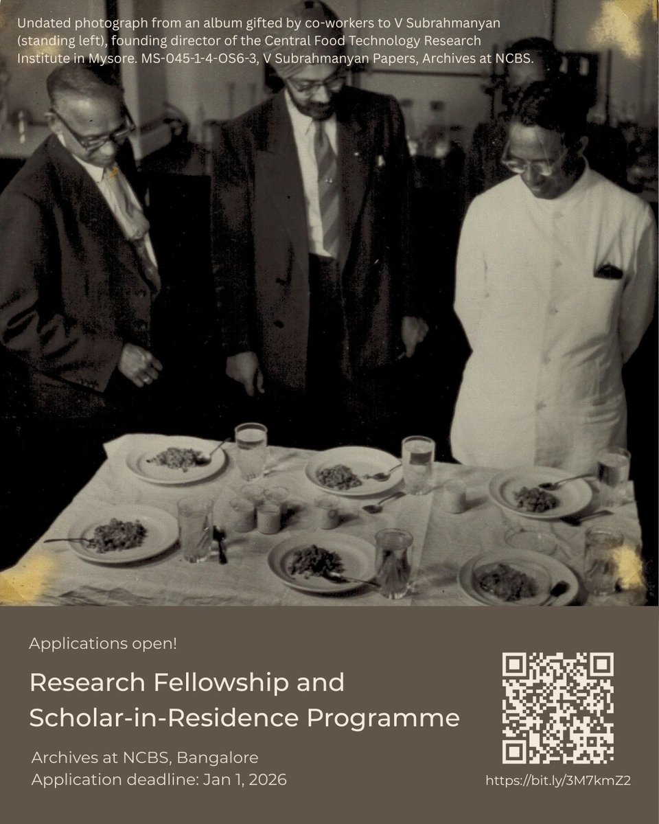 Archives at NCBS tweet media