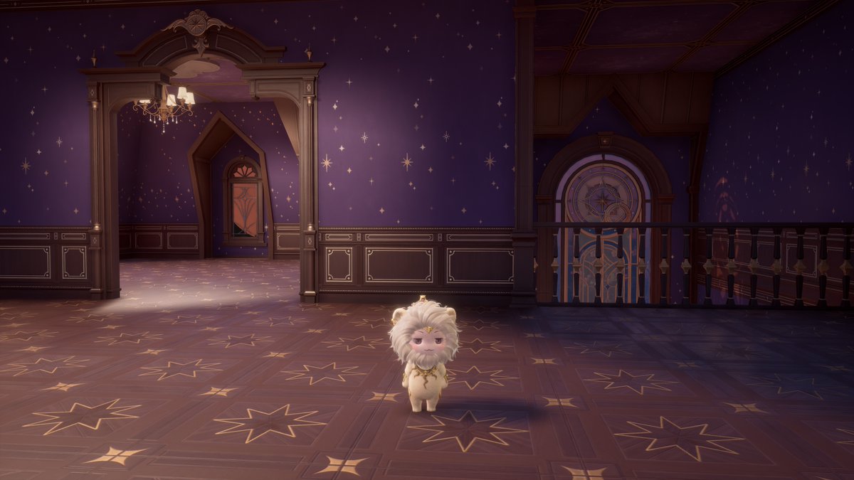 DrawingDumpling's tweet image. Anyone else hate the new manor's wallpapers? I get star themed but like its just overkill and so dark because the ceiling is stars and the wood floor is also stars and dark . i want the old indoor wallpaper on these windows/doors #infintiynikki #infinitynikkitwt