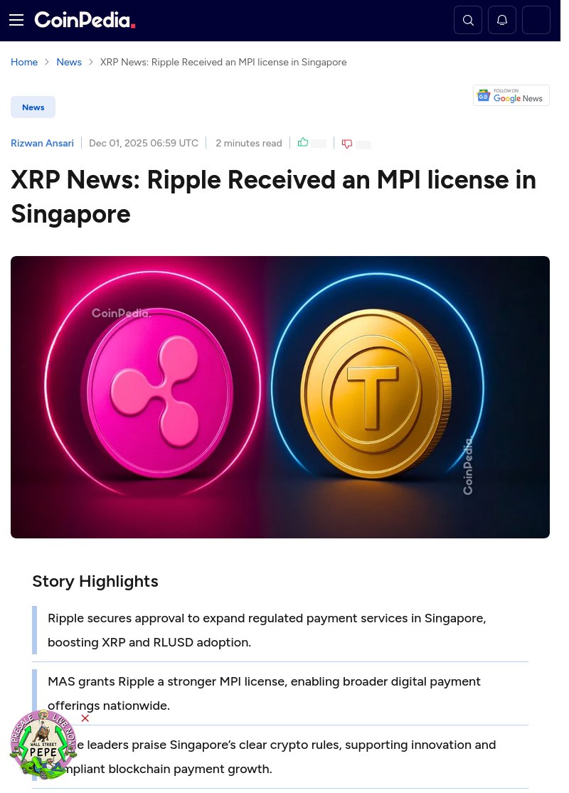 rayan_bibiloni's tweet image. BREAKING NEWS : Ripples latest approval in Singapore may impact the XRP price positively. cryptoeco.net/tw/e26f.html #Ripple #MPI #SingaporeLicense&quot;