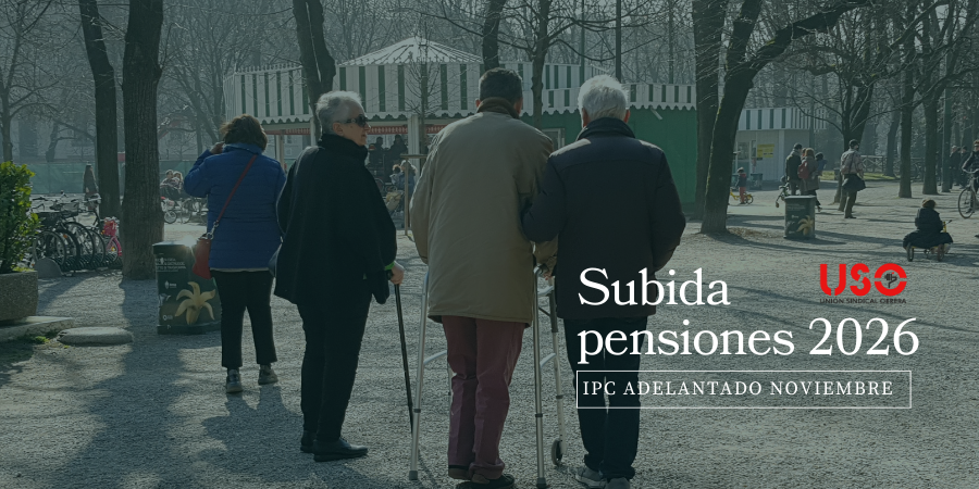 📈 Las pensiones contributivas podrían subir un 2,7 % en 2026, según el IPC adelantado de noviembre. Habrá que esperar al 12 de diciembre y después al BOE para confirmar la subida definitiva.

👉 uso.es/el-ipc-adelant…
#Pensiones #IPC #USO #sindicato