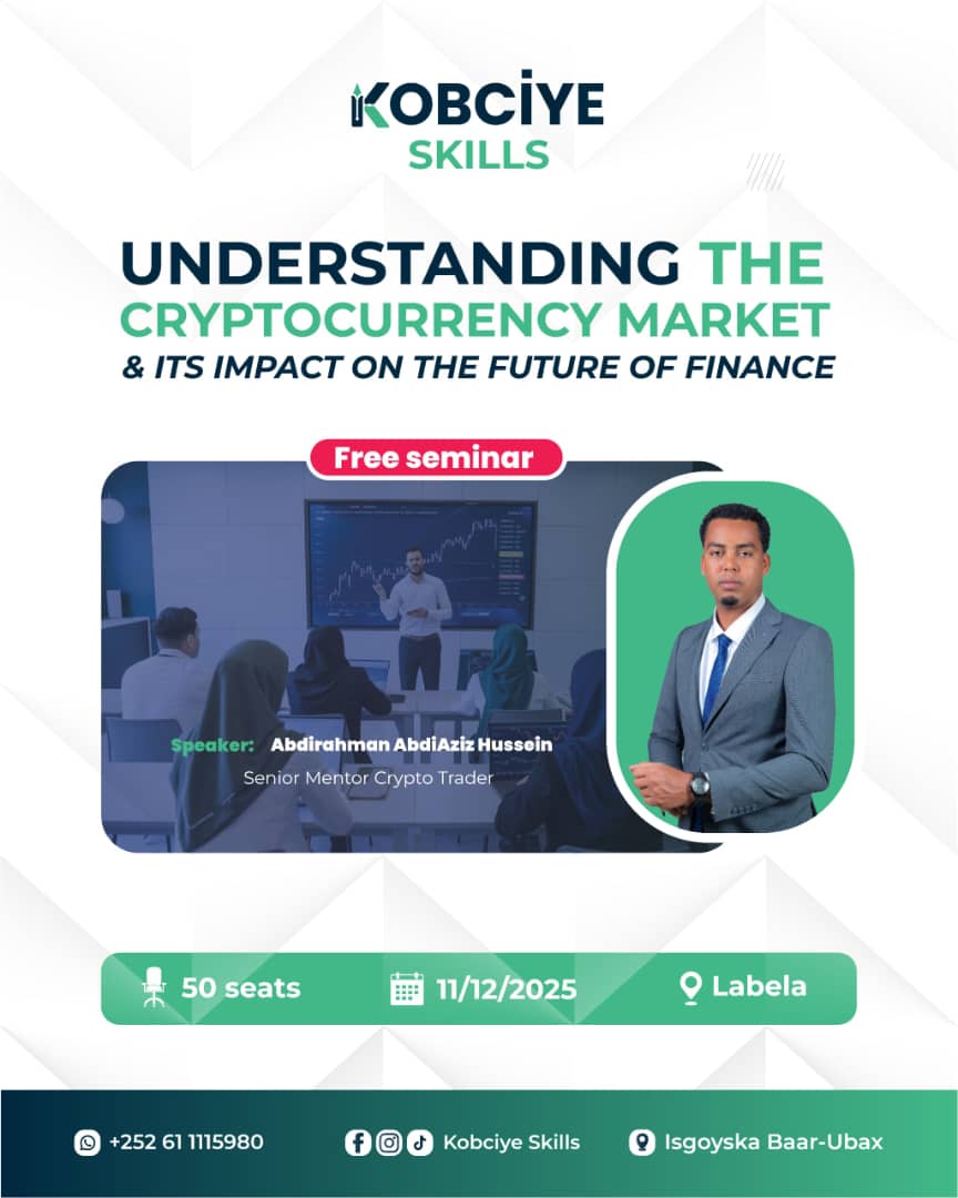 Registration fee waa 3$

Soo Raaci 

1. Magacaaga oo sedexan
2. Number-kaaga
3. Sawir ka soo qaad lacag dirida

Ku dir Lacagta
 
61 1115980