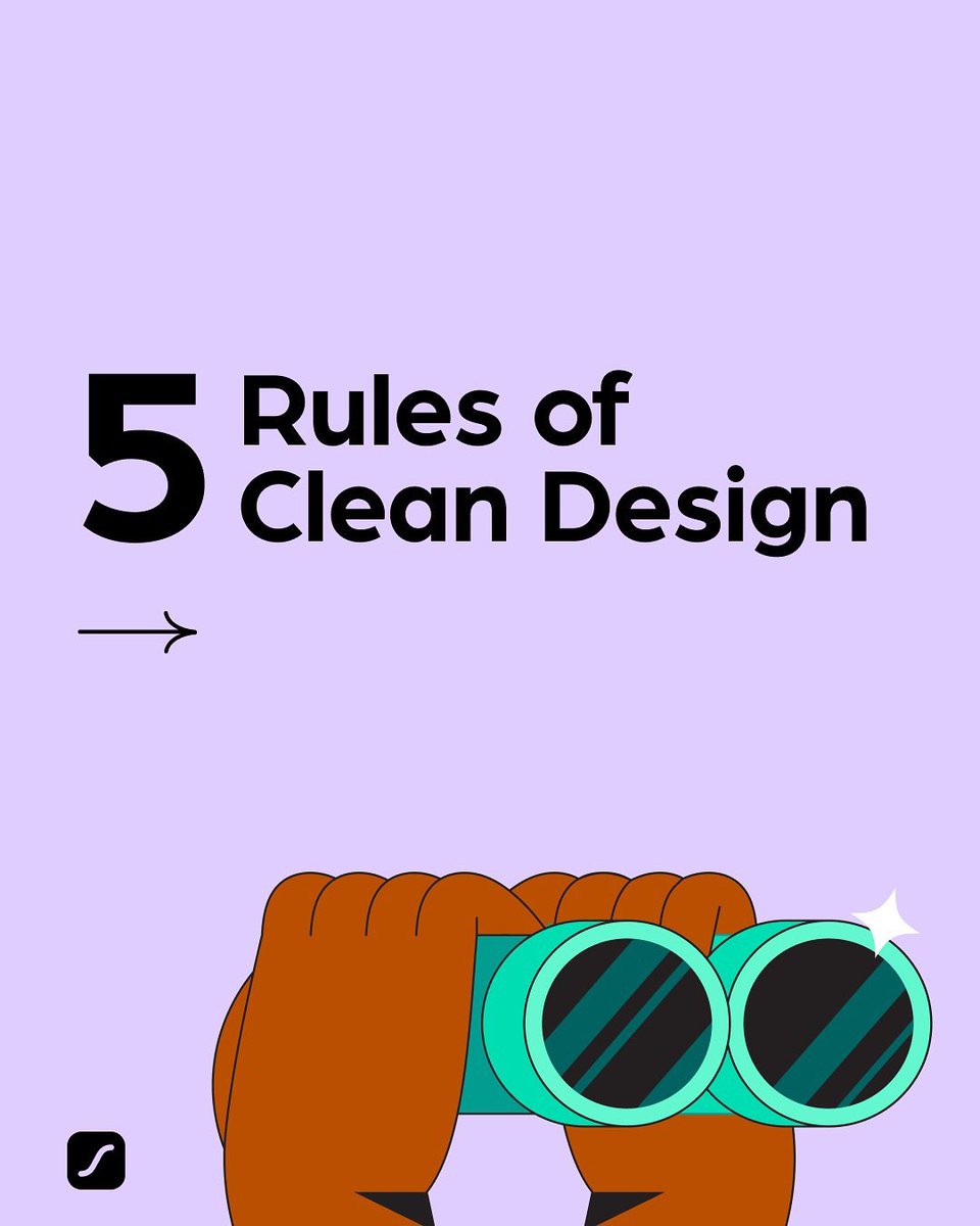 UiSavior's tweet image. Zooming in on perfection: 5 Rules of Clean Design!