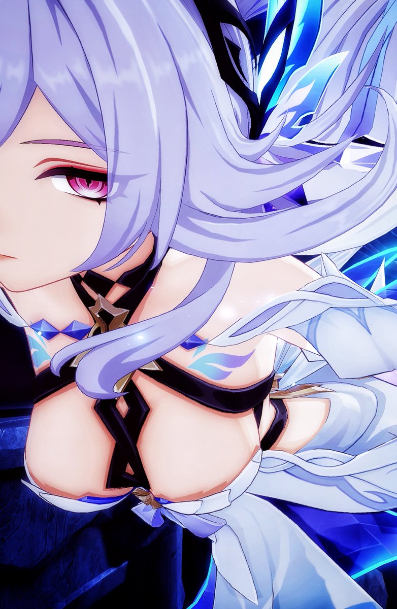 その瞳に魅了されて…

#原神写真部 #スカーク
#GenshinImpact  #Skirk