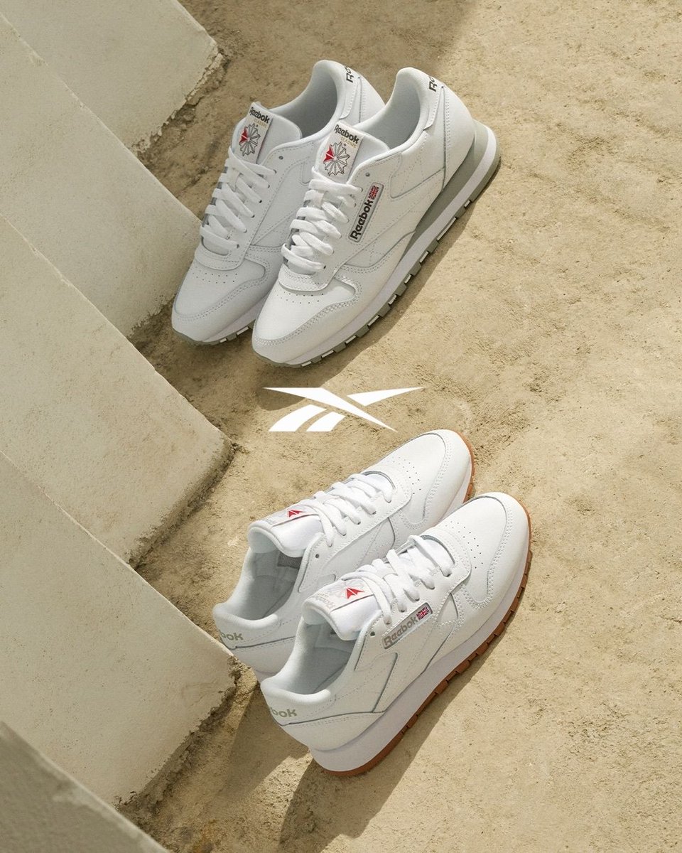 Sportruncom's tweet photo. Stilini her adımda konuşturmak isteyenlere: Zamansız çizgisi, ikonik duruşu ve gün boyu konforuyla şehir ritmine en çok yakışan Reebok modeller Sportrun’da! 

Şimdi keşfet.
https://t.co/52k2JFDIyU

#Sportruncomtr #Reebok #classicleather https://t.co/xIRctJ7ciK