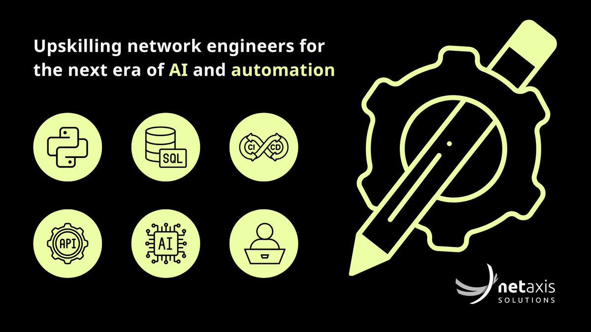 NetaxisSol's tweet image. Networking is now a software discipline, with networking expertise layered on top.

📊 74% of engineers feel confident in networking, but only 44% in automation.
Still, 91% of network automation is done by those with automation skills.

🔗 netaxis.be/2025/12/01/ups…

#AI #Network