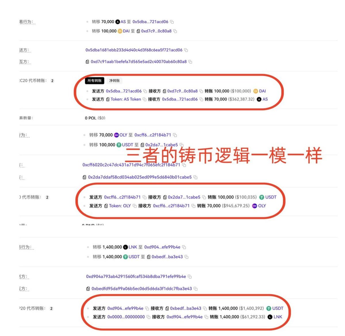 Mm3yap's tweet image. 咱们混币圈的，都知道这行水深，但你可能永远想象不到，有些所谓的“项目方”心能黑成什么样。最近有个叫 CryptoDAO 的团队，打着“DAO”、“自治”、“国库托底”这些高大上的旗号，实则干着比抢劫还恶心的勾当。他们不是割了一波就跑，而是连环设套，AKAS、OLY、LynkCoDAO…