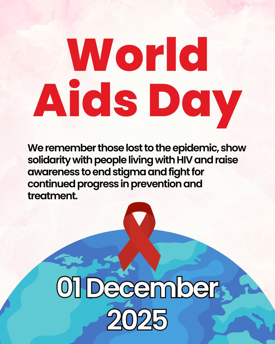 CCNSUnion's tweet photo. 01 December marks World Aids Day, a global call to action to unite in the fight against HIV, promote equal access to care and continue the work towards ending new infections by 2030.

We remember those lost to the epidemic and show solidarity with people living with HIV. https://t.co/tg7OM6iARN