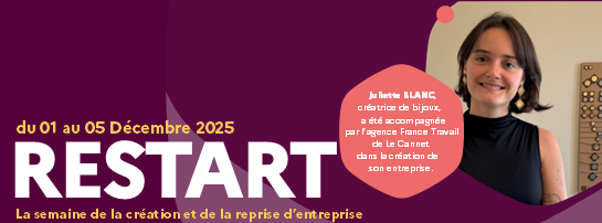Un projet, une idée, une envie ? Vous souhaitez créer votre entreprise ? Plus de 300 actions autour de la création et reprise en Occitanie organisée par <a href="/FranceTravail/">France Travail</a> et ses partenaires ! infos 👉 urls.fr/ealHC0