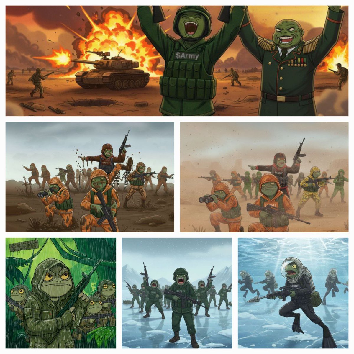 <a href="/itsFoxCrypto/">Fox Crypto</a> Gm fox soldier ☕️🦊
On days like this, courage decides the winners . While others fear dip , $ARMY soldiers lean in and accumulate with conviction.

Stand brave , buy brave that how legends are made. 

3Gdx9LmKZJyciSz3mbge3YKLqskiMG71m1iDMPAwpump
<a href="/armycoinsol/">Army</a> 

#ArmyOfGrowth