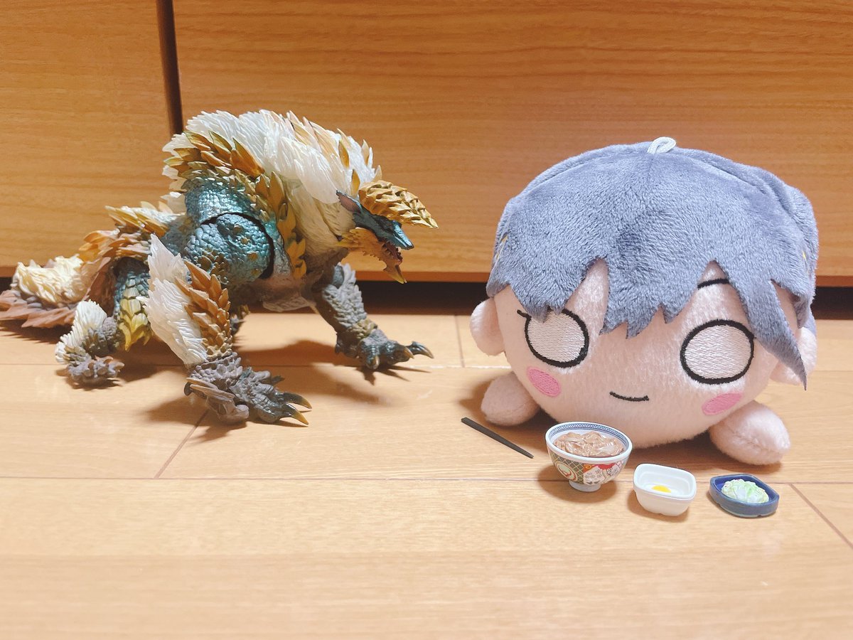 sinanjujack06s's tweet image. 泉ちゃんとジンオウガ(3rd発売日)の誕生日です
 #桂城泉生誕祭2025
 #桂城泉誕生祭2025
 #MH3rd