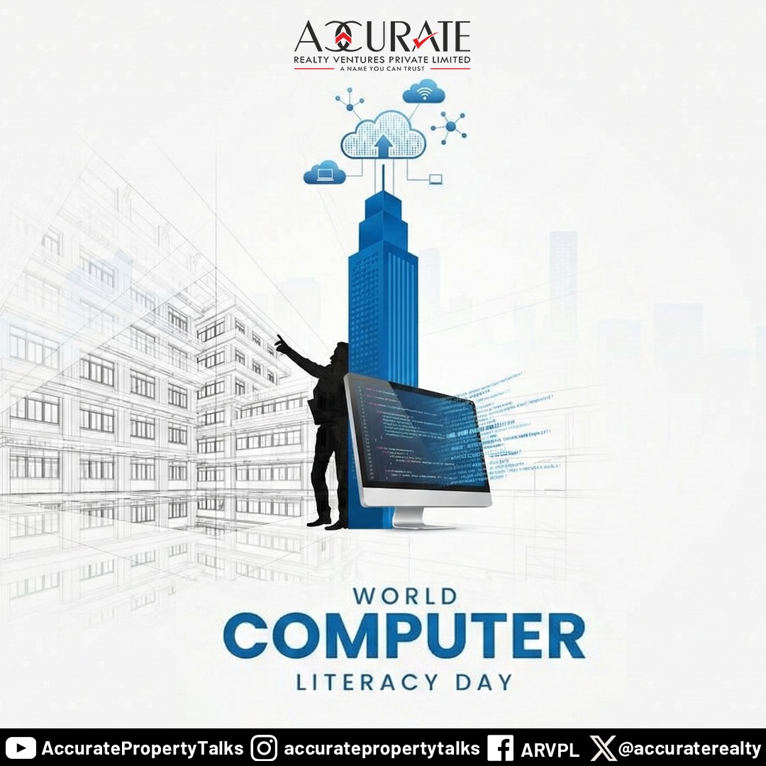 accuraterealtyy's tweet image. In a world driven by technology, knowledge is the ultimate power.
Let’s celebrate World Computer Literacy Day by encouraging learning, growth &amp;amp; digital empowerment. 💻✨

#WorldComputerLiteracyDay #ComputerLiteracy #LearnDigital #FutureReady #SkillUp #realestate #accuraterealty