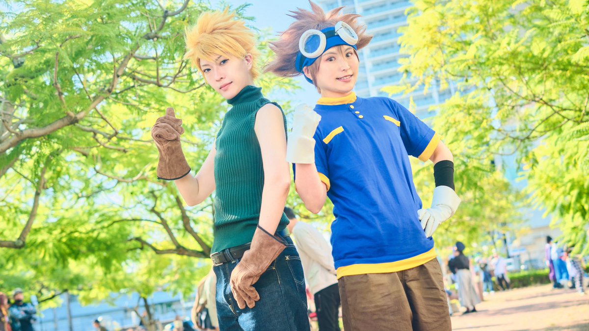 【cosplay】

◥◣デジモンアドベンチャー◢◤

八神太一：漓吁
石田ヤマト：心

📷<a href="/ksng_photo/">くさなぎ🌗富士コス</a> 
#富士コス #富士コス2025