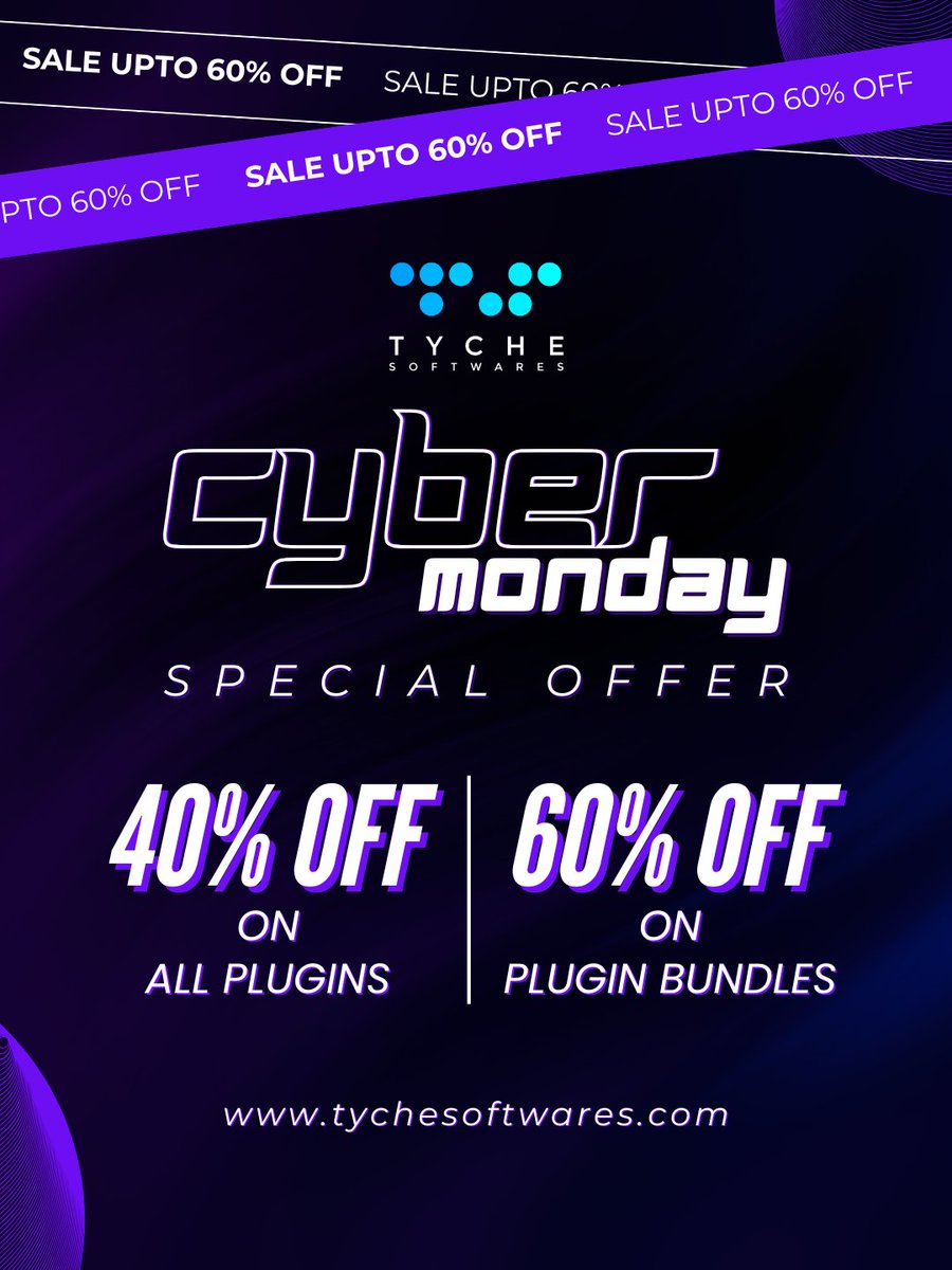 tychesoftwares's tweet image. Cyber Monday is here - grab Tyche’s biggest discounts of the year on all #WooCommerce Plugins and Bundles.

Power up your store with advanced features for Bookings, Delivery scheduling, Abandoned Cart recovery, BOGO offers, Deposits, Pricing control, and more - at the lowest…