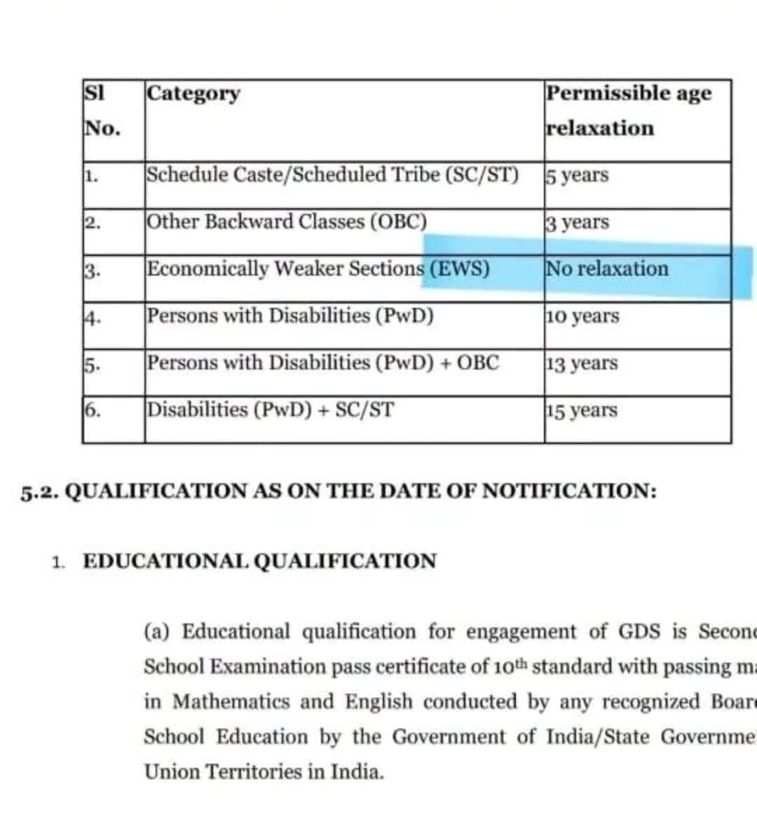 भारत सरकार से अनुरोध है कि #EWS वर्ग को भी आयु में छूट प्रदान की जाए। यह अन्य आरक्षित वर्गों के समान EWS वर्ग को भी समान अवसर और न्याय सुनिश्चित करेगा, जिससे सरकारी भर्तियों और प्रतिनिधित्व में समानता बनी रहे। <a href="/narendramodi/">Narendra Modi</a> 
<a href="/DrJitendraSingh/">Dr Jitendra Singh</a>  <a href="/AmitShah/">Amit Shah</a>

#EWS_AGE_RELAXATION