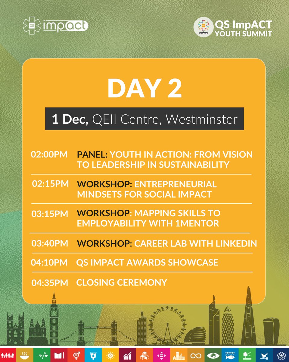 QSimpactpak's tweet photo. Your career in sustainability or impact won’t build itself, but the Youth Summit will give you a roadmap. 📷
Check out the highlights of our power-packed agenda with workshops, networking, and global sessions built exactly for that — from LinkedIn, University of Pennsylvania https://t.co/Hl9aQZUTvM