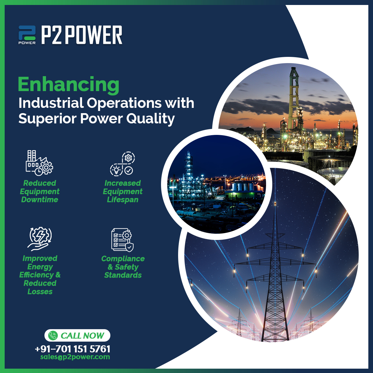 P2Power_'s tweet image. Delivering complete #PowerQualitySolutions for #ModernIndustries — from APF &amp;amp; Hybrid PFC to SVG, APFC, and HV-SVG. Reliable, seamless, energy-efficient.

#IndustrialSolutions #Manufacturing #Automation #EnergyEfficiency #PowerQuality #Engineering #P2Power #SmartGrid