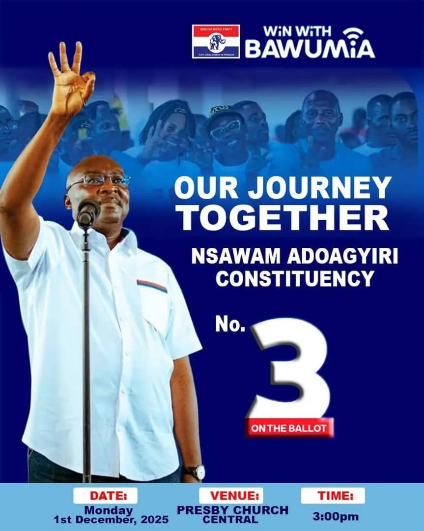AbrefaKG's tweet image. Nsawam-Adoagyiri constituency welcomes the Chosen one, Dr.@MBawumia today🔥🔥

#DMB28 
#Itisstillpossible 
#3WinWithBawumia 

@Gen_Buhari_ @FAnnohDompreh @CASTINBILLZ @ForVolta