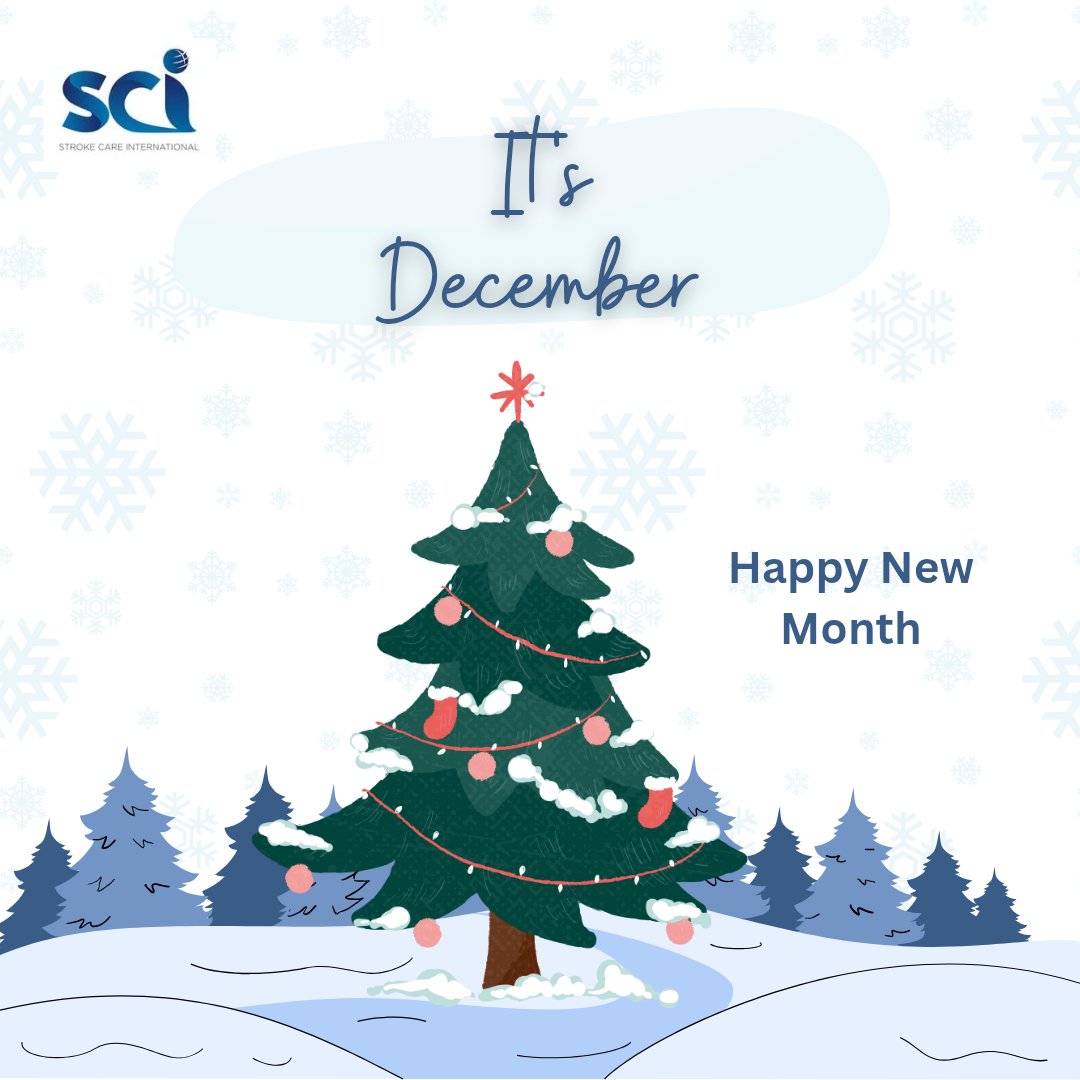 Happy New Month🎄
As we enter the festive season, remember to celebrate with your health in mind
Watch your portions, stay active, manage stress, and check your blood pressure. Small choices can prevent stroke
Wishing you a joyful and healthy season from Stroke Care International