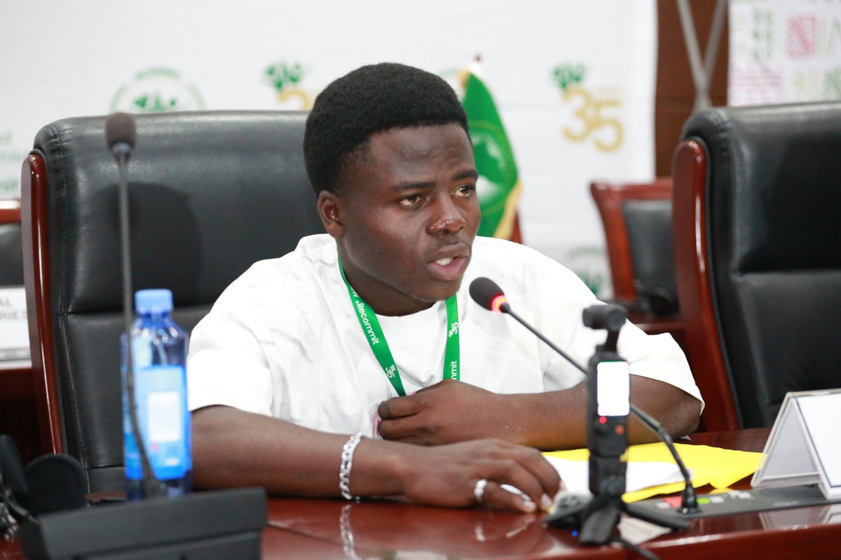 acerwc's tweet image. &quot;The State should organise workshop with children where children are freed to say what they want to say, in schools, villages and communities.&quot; Alang Kelly, Child Representative🇨🇲

📽️ Watch LIVE🔴🌐🌐🔗🔗 here: youtube.com/live/tgdfBW5ac…

#ACERWC46
#AfricaFit4Children
#Agenda2040