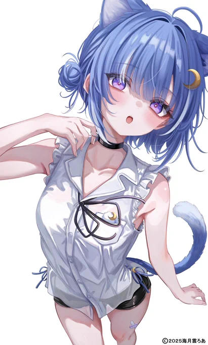 海月雲ろあ様のnew cover song「IRIS OUT」のMVイラストを描かせて頂きました 可愛くてかっこよくてセクシーな歌声とハイセンスなMVぜひぜひ聴いて見てください