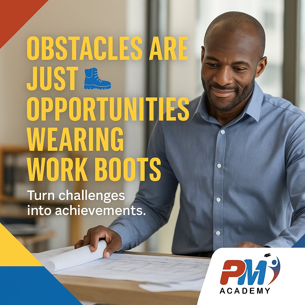 PMAcademy1's tweet image. Obstacles Are Just Opportunities Wearing Work Boots 

Every problem is a chance to prove your potential.

Don’t fear challenges, they’re the raw materials of success.

#MotivationMonday #ProblemSolving #Leadership #PMAcademy #LearnLeadSucceed