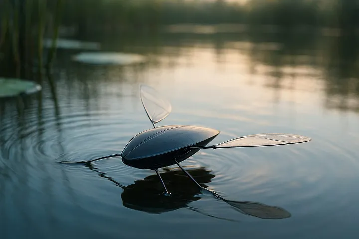 TechoMax's tweet image. Scientists at University of Virginia just invented a super-easy way to make tiny soft robots — they grow them right on water like magic.

They use a laser to draw patterns on a thin jelly film floating on water. Add a little heat → the robot starts walking or swimming by itself.…