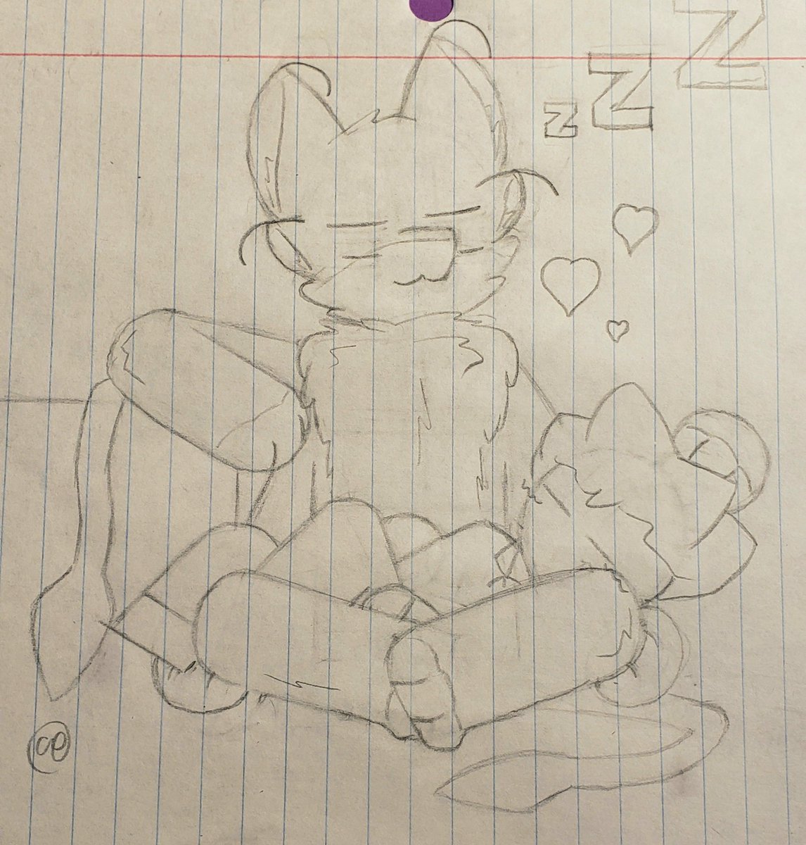 Airborn_Eevee's tweet image. Finished snuggle sketch with my OC, the giant red squid dog.

Love me my big softies.

Next up: praying that I don&apos;t fuck up the coloring.

#changed #art #squid #dog