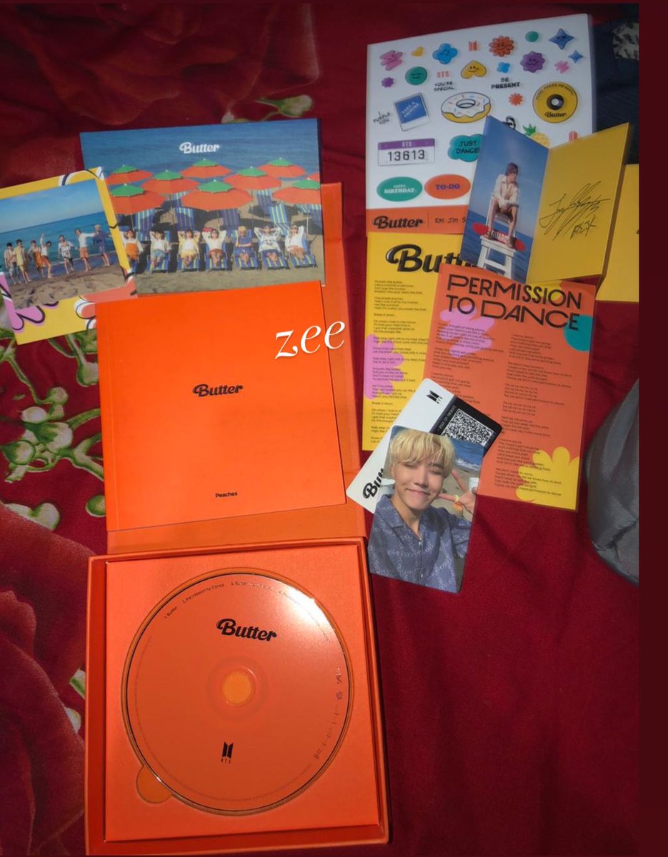 wts preloved album BTS Butter Peaches Fullset no poster 

250k bisa nego yuk
Free ongkir for jabodetabek 
Dom Jakarta
#wts #BTSARMY l