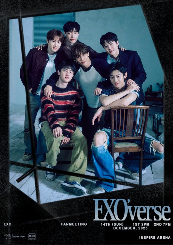 kchartsmaster's tweet image. EXO for their new fanmeeting ‘EXO’Verse’.