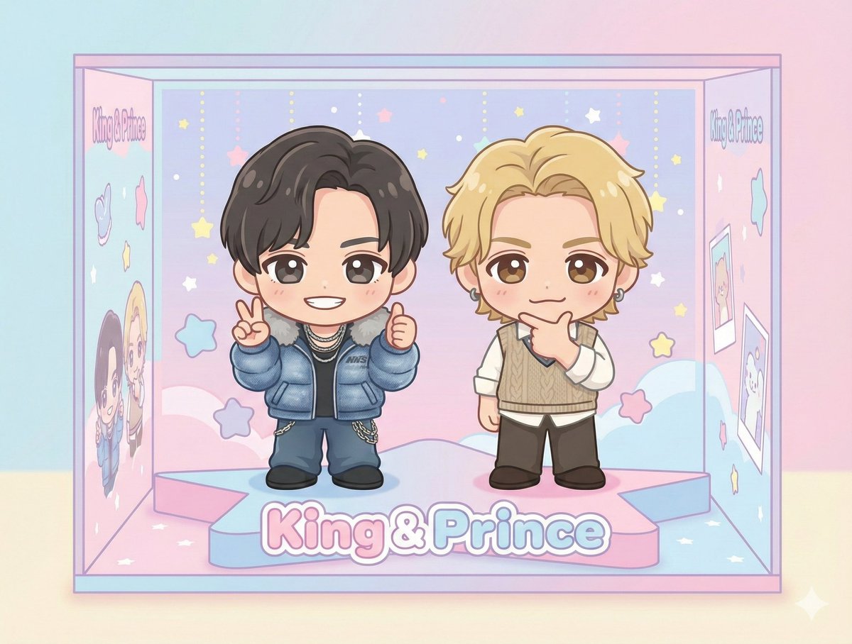 さっそくやってみたよ🖤💛 可愛いキンプリちゃんになった(笑