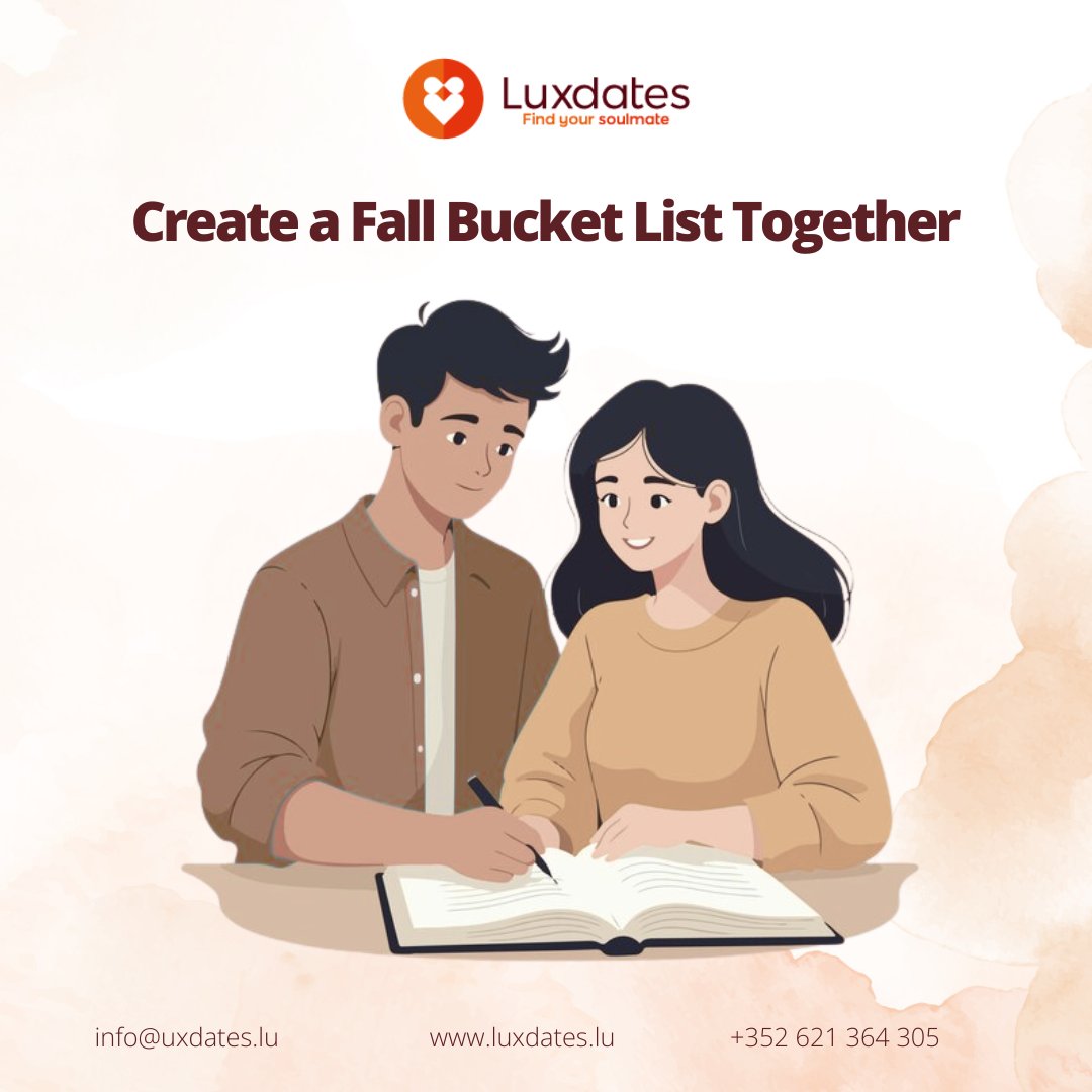Luxdates's tweet image. Planning seasonal moments strengthens teamwork and deepens connection. Write down three cosy activities you both want to enjoy this fall and choose one to do this week.

#CouplesBucketList #FallPlans #WarmConnection #AutumnTogether #LuxDates