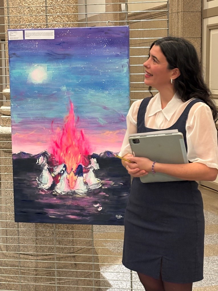 Plus de 80 personnes accueillies au vernissage de l’exposition "Corps en résistance" par Aïda SOLEZ.
L’exposition reste accessible au public jusqu’au 3 décembre aux horaires suivants : de 8h30 à 12h30 et de 13h30 à 17h00.
▶️ cours-appel.justice.fr/limoges/plus-d…